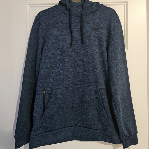 Nike Men's Therma-Fit Ocean Blue Hoodie sz medium - Picture 1 of 4